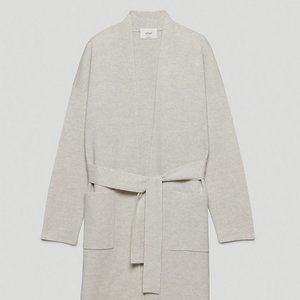 NWT Aritzia Belize Long Cardigan - Size Small - Heather Birch